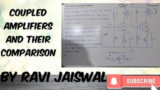 Coupled Amplifiers  RC Coupling Transformer Coupling and Direct Coupling and their comparison [upl. by Ahseela]