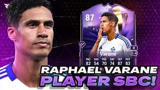 End Of Era Raphael Varane SBC  Tips amp Cheap Method  EAFC 25 [upl. by Lleval]