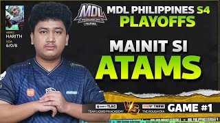 MAINIT SI ATAMS  TLAC VS TNCWR GAME 1 MDLPH S4 PLAYOFFS [upl. by Roe391]