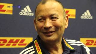 Eddie Jones oor skakelpare transformasie en Heyneke Meyer [upl. by Enilorak986]