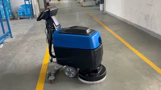 C460SE Unbox Corded Compact Walk Behind Floor Scrubber 18quot cleaning Path15 Gal Tank [upl. by Eemak]