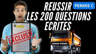 REUSSIR LES 200 QUESTION ECRITE PERMIS C [upl. by Laram950]