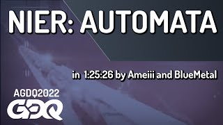 NieR Automata by Ameiii and BlueMetal in 12526  AGDQ 2022 Online [upl. by Kliman74]