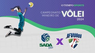 SADA CRUZEIRO x JF VÔLEI  AO VIVO E COM IMAGENS  CAMPEONATO MINEIRO CODEMGE 2024 [upl. by Norrie]