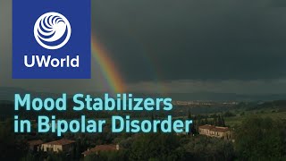 Mood Stabilizers in Bipolar Disorder  UWorld Notes USMLE Psychiatry Review [upl. by Bilak235]