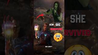 How Gamora Survived in Endgame shorts [upl. by Nevai]