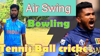 Air Swing Bowling Tennis Ball Cricketyfcg cricketMalik yfcCutter BowlingBowling tips [upl. by Stephenie]