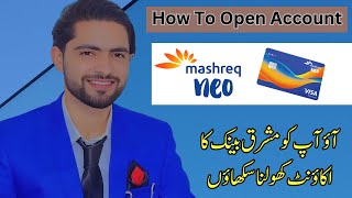 How to Open Mashreq Bank Zero Balance Account Online  Rauf Kashmiri [upl. by Vonny]