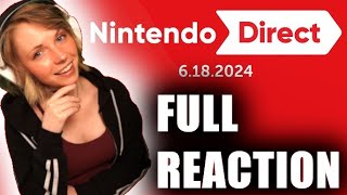 FULL NINTENDO DIRECT REACTION  6182024  MissClick Gaming [upl. by Duhl]