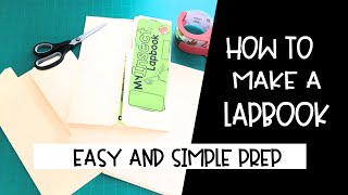 How to Make a Lapbook  What is a Lap Book Part 2 [upl. by Nonnahs818]