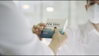 PCR Test mit MundRachenlösung zur Eigenanwendung  Anleitung [upl. by Esiuolyram]