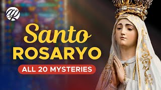 SANTO ROSARYO All 20 Mysteries • Tagalog Holy Rosary Complete [upl. by Lamori]