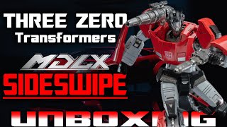 ThreeZero TRANSFORMERS MDLX SIDESWIPE UNBOXING and REVIEW [upl. by Howlend715]