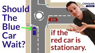 Should You Give Way to a Stationary Vehicle at a Mini Roundabout [upl. by Yaniv]