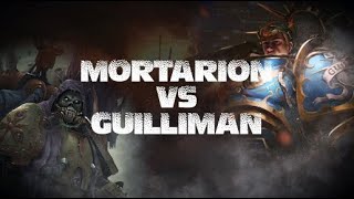 MORTARION VS GUILLIMAN EN ESPAÑOL [upl. by Leile]