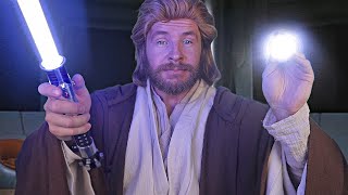 ASMR  ObiWan Kenobi Cranial Nerve amp Ear Examination [upl. by Hcab]