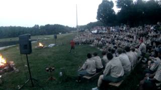 Skit and Boy Scout Rap at Closing Camp Fire [upl. by Glogau824]