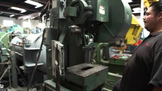 25 Ton Rousselle OBI Punch Press Stock 5540 [upl. by Fabi]