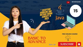 quotMastering Exception Handling and Method Hiding in Java Key OOP Concepts Explainedquot [upl. by Langelo972]