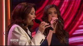 Lynda Carter amp Daughter Perform on The Talk March 23 2018 [upl. by Hildy]