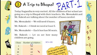 Maths Magic Class 4  Chapter 3  Part 1  A Trip to Bhopal in Hindi [upl. by Noxid]