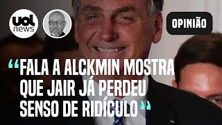 Bolsonaro perde o senso do ridículo ao dizer para Alckmin nos livrar do comunismo avalia Josias [upl. by Emilee]