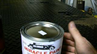 Trying Miracle Paint Rust Encapsulator on a truck bed [upl. by Eugaet520]