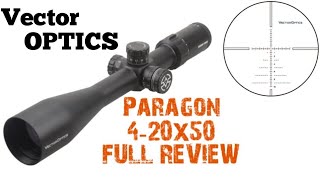 Vector Optics Paragon 420x50 Full Reviev airgun shooting vectoroptics hunting [upl. by Neila]