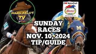 RACING TIPNOV 10 2024SUNDAYPOST TIME 200PMmangkelostv2053 [upl. by Nuaj]