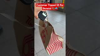 DoorDash Customer Tipped 3 For Donuts 🍩🚙 shorts timhortons fooddelivery gigworker gigwork [upl. by Cantone]