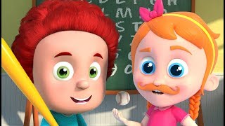 Johnny Johnny Yes Papa  Schoolies Cartoons  Kindergarten Nursery Rhymes For Children [upl. by Alisen854]