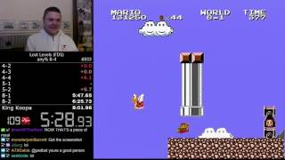 75986 wout loads Super Mario Bros The Lost Levels any 84 Former World Record [upl. by Leuqar]