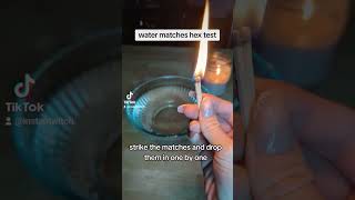 how to check if youve been hexed  witch water matches hex test shorts witchtok [upl. by Sandye]