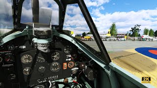 As close as Ill get to flying the Spitfire  Full Flight at Duxford MSFS [upl. by Lunetta]