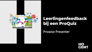 Prowise Presenter  Leerlingenfeedback bij een ProQuiz [upl. by Alley]