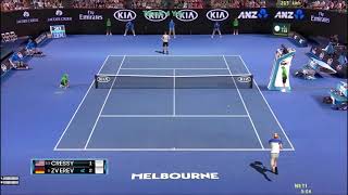 Alexander Zverev vs Maxime Cressy Match highlights R2  Australian Open 2021 Day 3 highlights [upl. by Baryram]