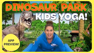 Dinosaur Park 🦕 App Preview  A Cosmic Kids Yoga Adventure [upl. by Ttesil]