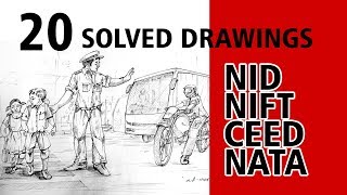 20 MEMORY DRAWINGS FOR NIDNIFTCEEDNATA Examination [upl. by Noslen]