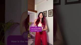 Fuscia Pop HAIR COLOUR 🍒Paradyse semipermanent haircolour shortsviral video shorts hair [upl. by Kaiulani314]