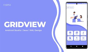 GridView in Android Studio using Java  Source Code [upl. by Eniortna]