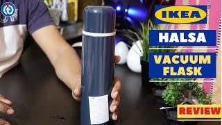 IKEA Halsa Stainless Steel Vacuum Flask Review [upl. by Ramin]