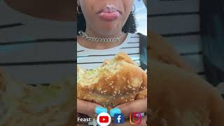 EPIC ASMR Experience Crunchy Delights with Arbys Fish Sandwich  EATING Sounds friedseafood [upl. by Lois230]