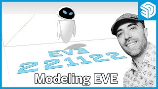 Palindrome Day  Modeling EVE from WALL•E [upl. by Ajan]