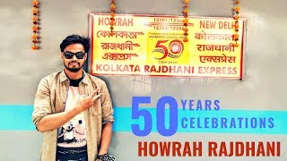 Indias first Howrah Rajdhani Express celebrating 50 years 😍 [upl. by Clo]