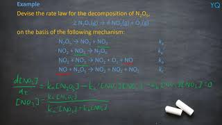 SteadyState Approximation [upl. by Ellerol]