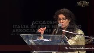 ACC ITALIA IN ARTE NEL MONDO PREMIO quotI GUERRIERI DI RIACEquot 2017 A MARIA TORRELLI [upl. by Lhadnek742]