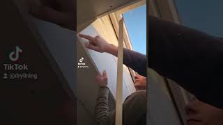 Best velux window hack drywall drylining drywallfinishing tips tipsandtricks viral [upl. by Drageruaeb]