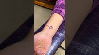 Lotus Tattoo  Mandala Lotus Tattoo for Women  Wrist Tattoo  Madala Tattoo  Flower Tattoo [upl. by Brieta]