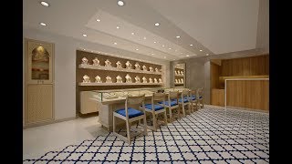 Shop design  The Design Walk  Dipen Gada amp Associates  SKanjibhai Jewellers [upl. by Niattirb]