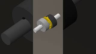 Oldham Coupling Mechanical Movement Part 111 mechanism animation [upl. by Hamer83]